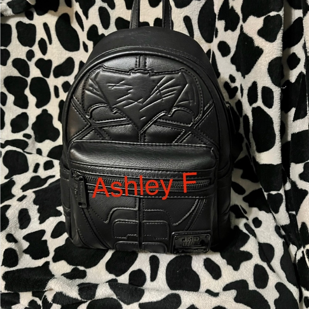 Batman loungefly heart logo backpack